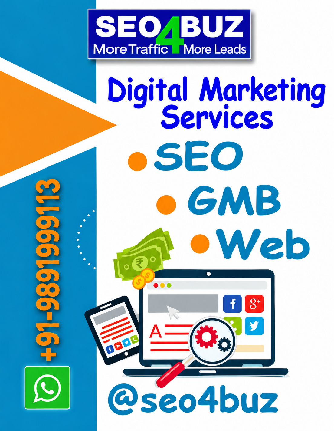 SEO4BUZ digital marketing campaign visual